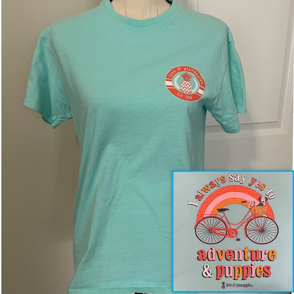 🚲 love & pineapples Puppy Tee